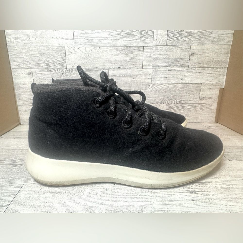 Allbirds Mizzle High top‎ black shoes size 10